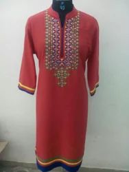 Ladies Long  3/4 Sleeve Kurti